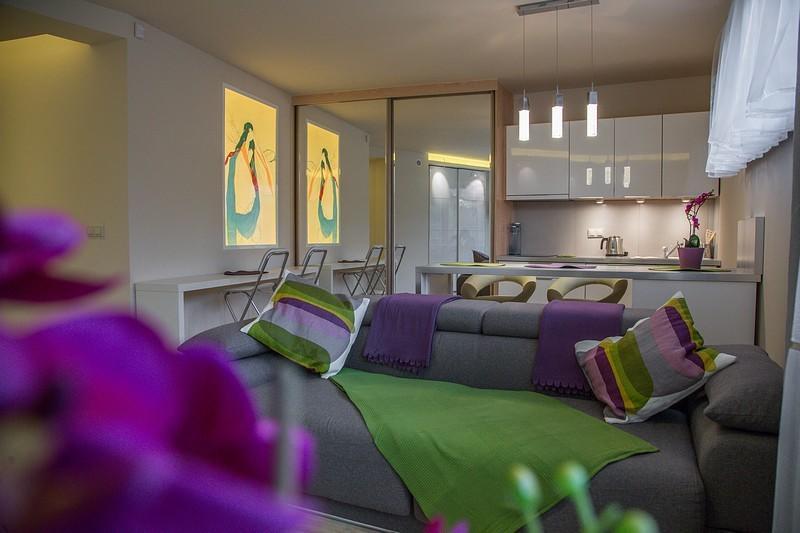 Oliwkowy, Apartament Widokowy Z Duzym Tarasem ザコパネ 部屋 写真